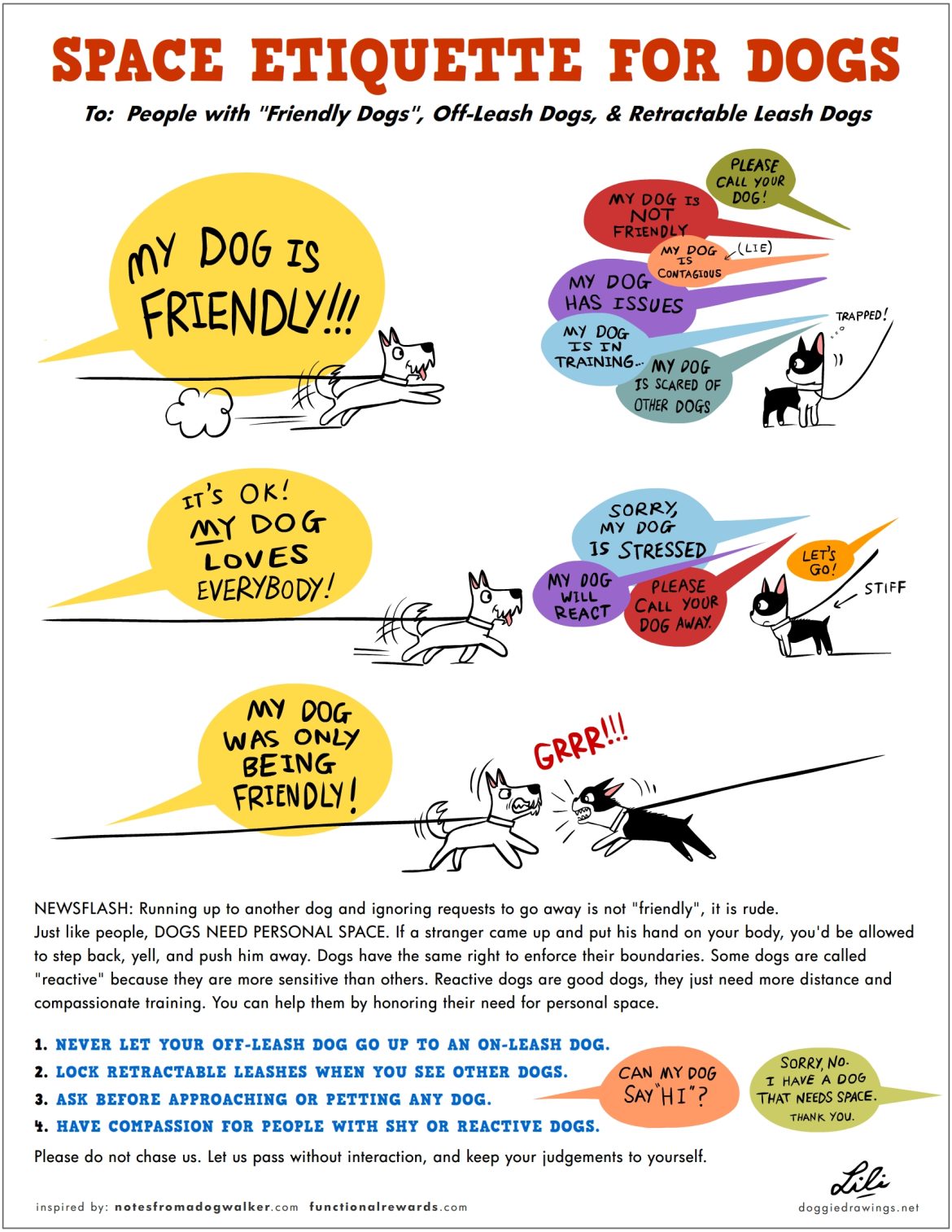 WHY SPACE ETIQUETTE FOR DOGS IS SO IMPORTANT IN WALK YOUR DOG MONTH 2024 !